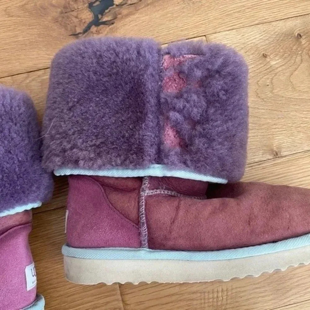 Ugg Tall Purple Winter Boots - Picture 6 of 13